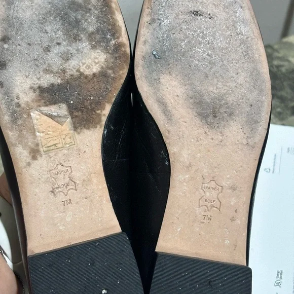 Tory Burch Black and Gold Loafers - Picture 8 of 9